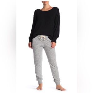 Theo & Spence Yummy Pocket Brushed Knit Joggers